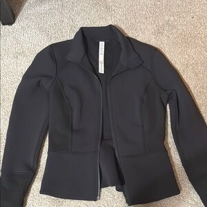lululemon athletica Black Bomber Jacket